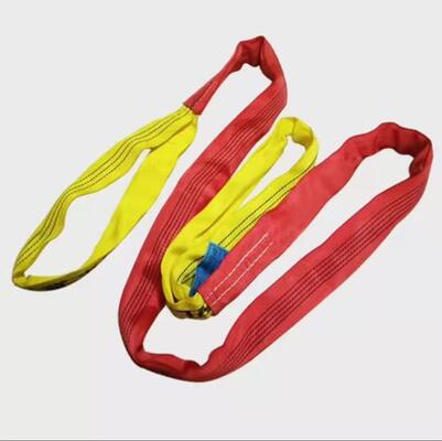 6:1 7:1 Flat Polyester Webbing Sling Double Layer Webbing Lifting Sling
