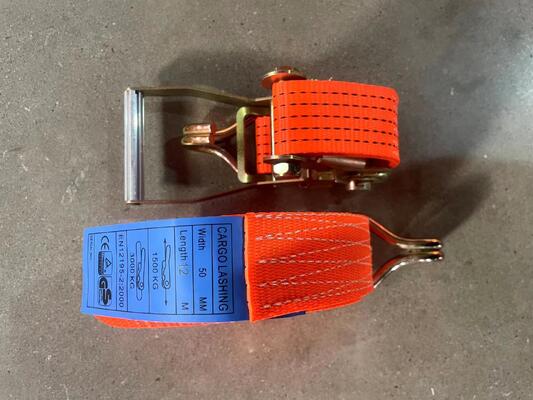 Customized Cargo Lashing Strap 35mm 50mm 10mm Width Heavy Duty Lashing Straps
