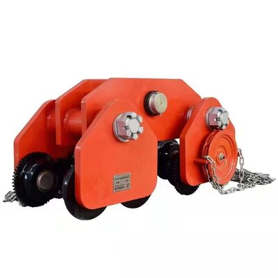Impact Resistant Monorail Hoist Trolley Adjustable Span Heavy Duty Trolley For Safe Lifting