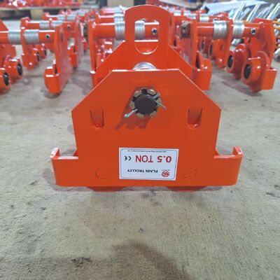 Hook Mounted Monorail Hoist Trolley Anti Collision Electric Chain Hoist Trolley For Heavy Duty Lifting