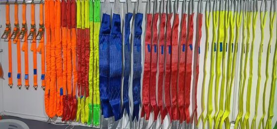 Versatile Polyester Webbing Sling 1m - 20m Heavy Duty Lifting Sling Designed For Safe And Lifting