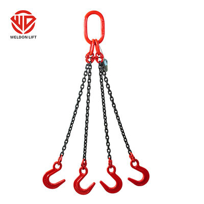 G80 Alloy Steel Lifting Chain Sling Multi Leg Chain Sling For Heavy Duty Rigging
