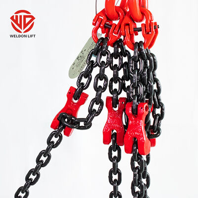 Heavy Duty Lifting Chain Sling Alloy Steel Chain Lifting Slings For Industrial Rigging G80