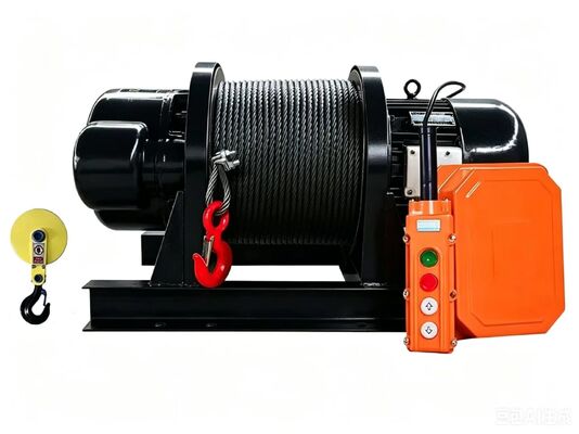 1 Ton - 10 Ton Wire Rope Electric Winch High Speed Heavy Duty Electric Winch Compact