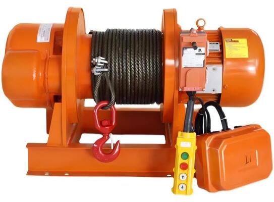 3000kgs Electric Heavy Duty Winch High Efficiency Wire Rope Winch Wear Resistant
