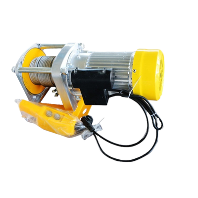 Aluminum Shell Wire Rope Electric Winch Lightweight Electric Wire Rope Winch Corrosion Resistant