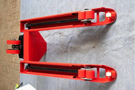 11000 Lbs Pallet Hand Jack Low Noise Pallet Handling Equipment For Oversized Pallets