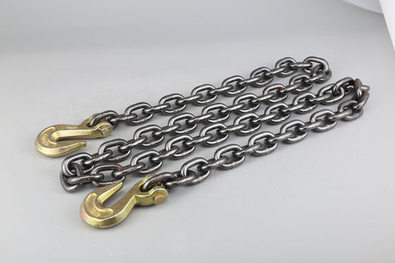 10mm 3m Lashing Chains Heat Treated Chain Sling With Hooks
