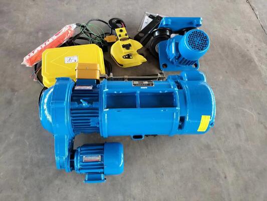 10 Ton Wire Rope Electric Hoist 9m Lifting Height Double Girder Electric Hoist Shock Resistance