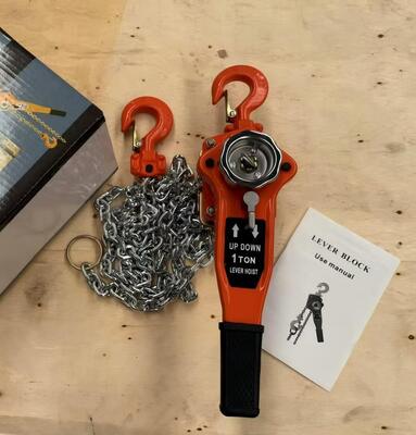 Manual Lever Chain Block Ratchet Portable Chain Hoist CE Certified
