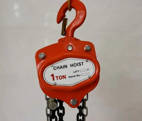 0.5Ton - 30Ton Manual Chain Block CE Certificate Heavy Duty Chain Hoist For Industrial Construction