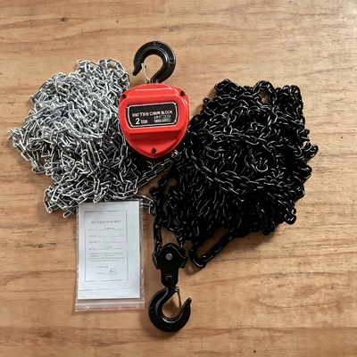 3m - 12m Lifting Height Steel Chain Hoist 1t / 2t / 3t / 5t Manual Chain Pulley Hoist