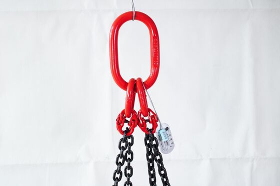 Customizable Multi Leg Chain Sling 1 / 2 / 3 / 4 / 6 Leg Chain Lifting Sling With Safety Hooks,