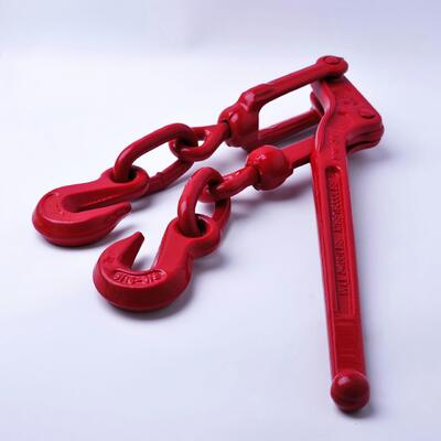 Lever Type Load Binder Chains Drop Forged Lashing Chain With Grab Hook G70 G80