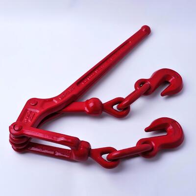 Lever Type Load Binder Chains Drop Forged Lashing Chain With Grab Hook G70 G80
