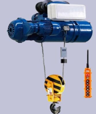 Industrial Lifting Wire Rope Electric Hoist Double Speed Single Girder Hoist Customized