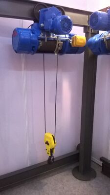 3PH Wire Rope Electric Hoist Single Speed CD1 Electric Hoist For Workshop