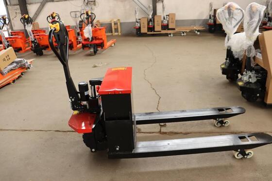 High Efficiency Warehouse Electric Pallet Jack 1000w Heavy Duty Electric Pallet Jack With Lead Acid Battery