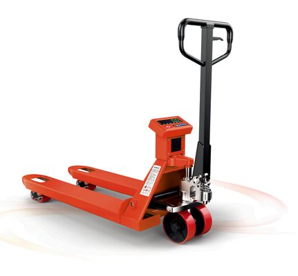 High Precision Industrial Pallet Truck 2000kgs 3000kgs Hydraulic Pallet Jack With Built In Scale