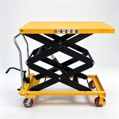 0.9m - 2m Manual Scissor Lift Table 800kg, 500kg, 1000kg Hydraulic Lift Table