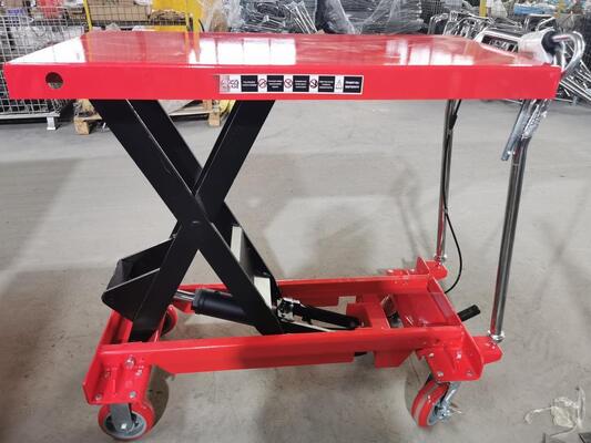 0.9m - 2m Manual Scissor Lift Table 800kg, 500kg, 1000kg Hydraulic Lift Table