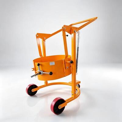 Mobile manual drum carrier for lifting drum 300kgs, 450kgs,500kgs