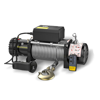 12V / 24V Wire Rope Electric Winch For Offroad SUV Jeep