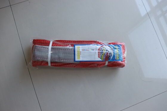 Soft Polyester Webbing Sling Heavy Duty Lifting Webbing Sling For Lifting Steel Machinery Stone And Mould