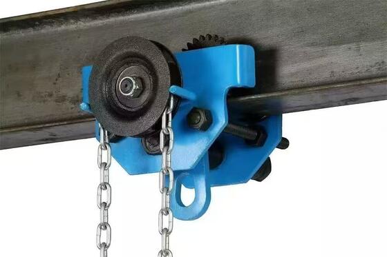Impact Resistant Monorail Hoist Trolley Adjustable Span Heavy Duty Trolley For Safe Lifting