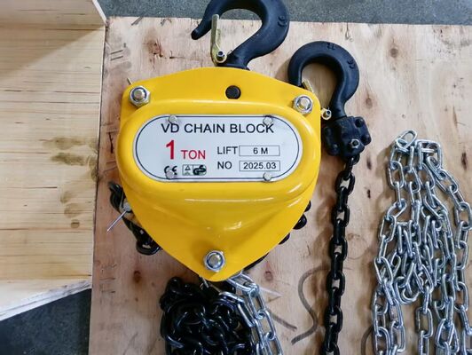 G80 Chain Hand Chain Block Durable Heavy Duty Chain Block For Industrial Construction