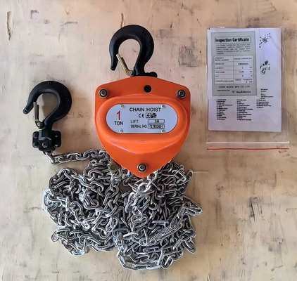 G80 Chain Hand Chain Block Durable Heavy Duty Chain Block For Industrial Construction