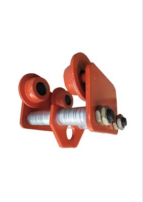 Durable Monorail Hoist Trolley Hook Mounted Chain Hoist Trolley With Cast Steel Body