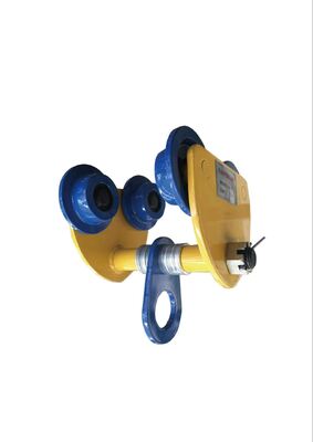 Adjustable Span Monorail Hoist Trolley 0.5T-10T Manual Monorail Trolley With Bearing Wheels