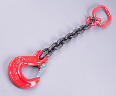 Durable Lifting Chain Sling Corrosion Resistant G80 Lifting Sling Equipped With Chain Rigging Hooks