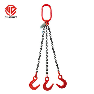 Length Adjustable Lifting Chain Sling With Hooks