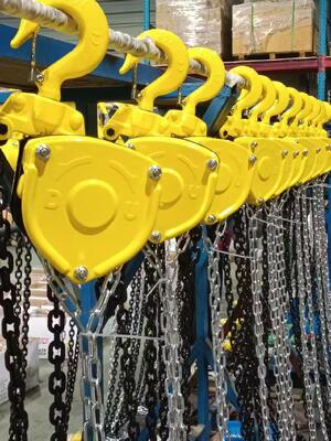 Heavy Duty Lifting Chain Hoist Customized Hand Operated Chain Block With High Tensile Chain