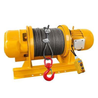 Heavy Duty Wire Rope Electric Winch Low Noise Electric Hoist Winch Stable Speed
