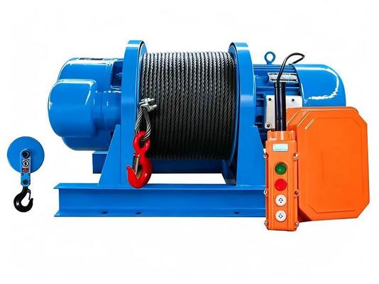 3000kgs Electric Heavy Duty Winch High Efficiency Wire Rope Winch Wear Resistant