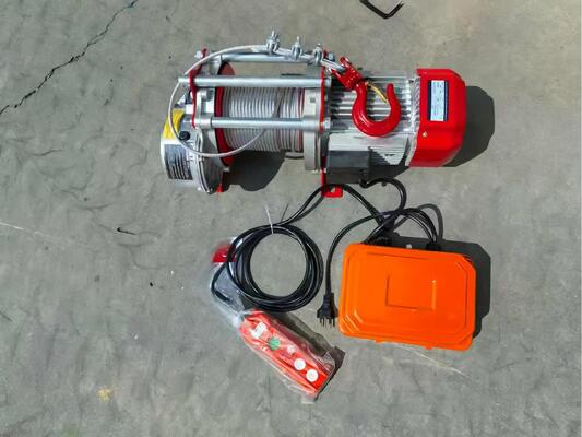 750kgs - 1500kgs Mini Electric Hoist Light Weight Mini Electric Wire Hoist