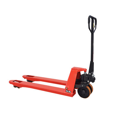 Strong Steel Frame Hand Pallet Truck Low Noise Manual Hydraulic Pallet Truck For Effective Warehouse Operations