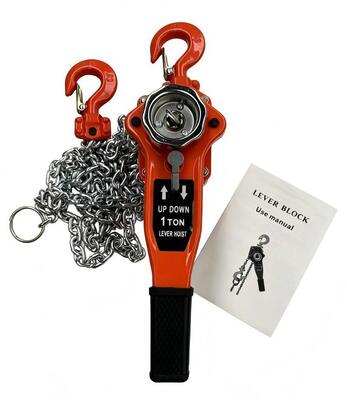 Compact Manual Lever Block CE Certified Lever Chain Hoist With Ratchet And Locking Mechanism
