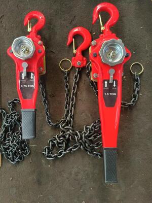 Manual Lever Chain Block Ratchet Portable Chain Hoist CE Certified