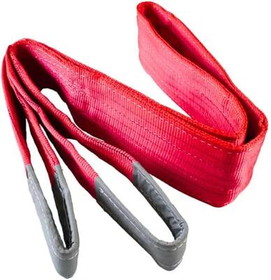 1ton - 10ton Polyester Lifting Sling 6:1 Double Layer Double Eye Sling