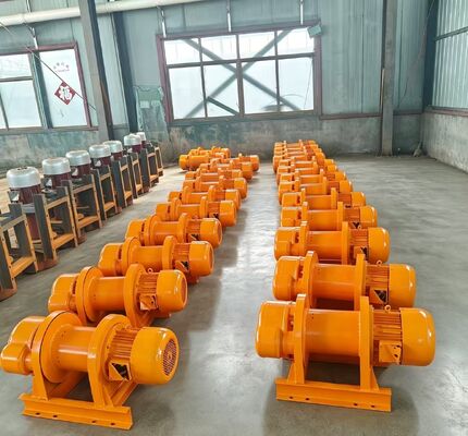 Explosion Proof Wire Rope Electric Winch Variable Frequency Wireless Remote Control Winch High Speed