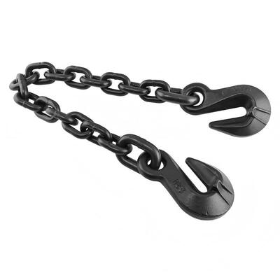 10mm*9m G80 Lifting Chain Black Chain With Heavy Duty Eye Hook