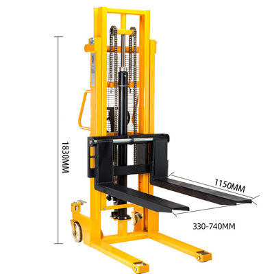 Hydraulic Manual Pallet Stacker 2000kgs Load