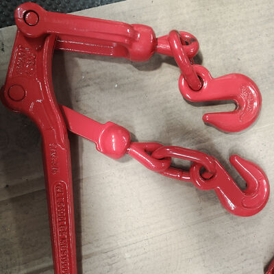 Lever Type Load Binder Chains Drop Forged Lashing Chain With Grab Hook G70 G80