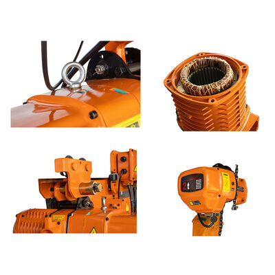 Customized HHBB Electric Chain Hoist Heavy Duty Chain Hoist With Trolley