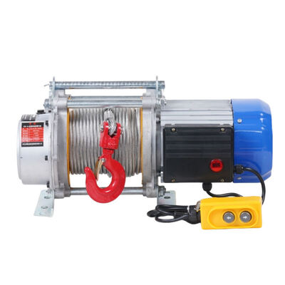 Lightweight Small Electric Winch 220V Waterproof Electric Winch Portable