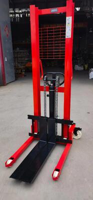 2000kg Manual Pallet Stackers Lift 1.6m - 3m Hand Pallet Stacker